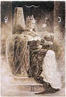 Luis Royo - Black Tarot - The Labyrinth Tarot, 12